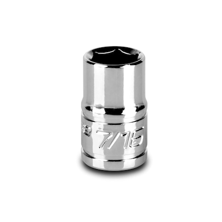 Capri Tools 3/8 in Drive 7/16 in 6-Point SAE Shallow Socket 1-2352